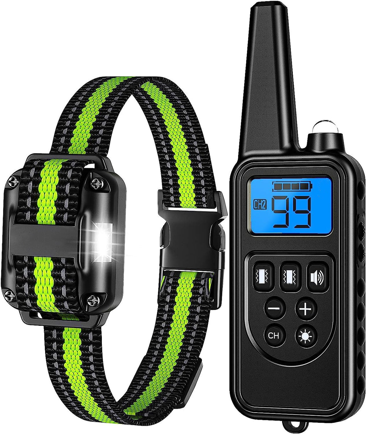 Rechargeable Dog Training Collar Remote Control Anti Barking Device