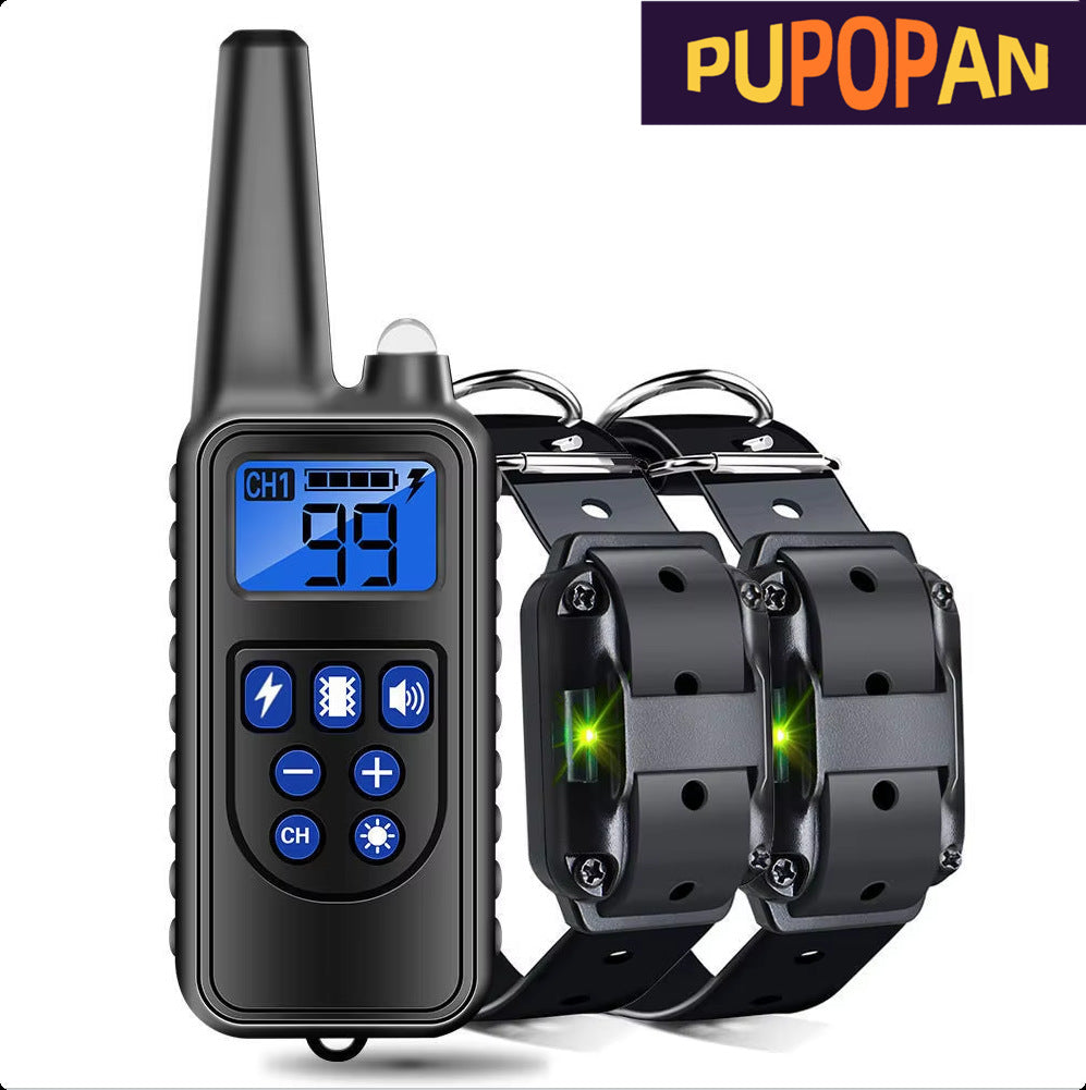 Rechargeable Dog Training Collar Remote Control Anti Barking Device