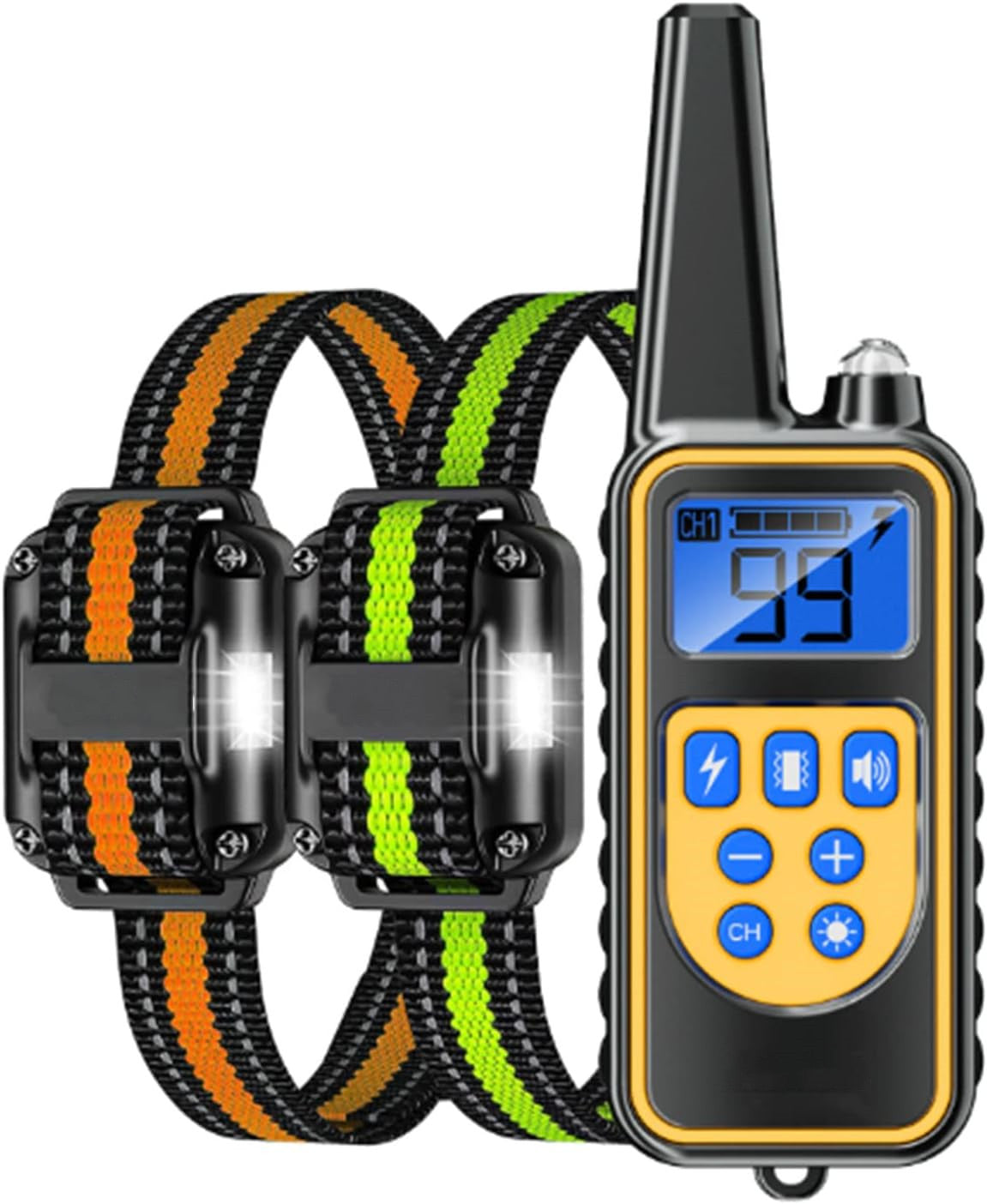 Rechargeable Dog Training Collar Remote Control Anti Barking Device