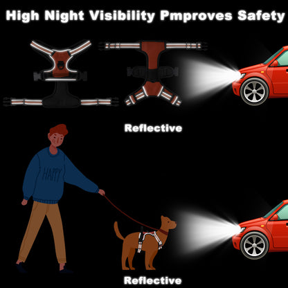 The Vibe No-Pull Harness™ – Reflective Adjustable Dog Vest Harness