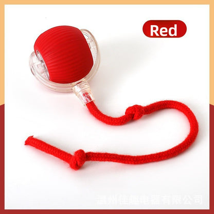 My Pup Vibe™ Self Play Cat/Dog Toy Ball with Rope