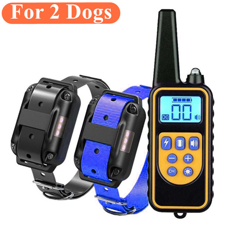 Rechargeable Dog Training Collar Remote Control Anti Barking Device