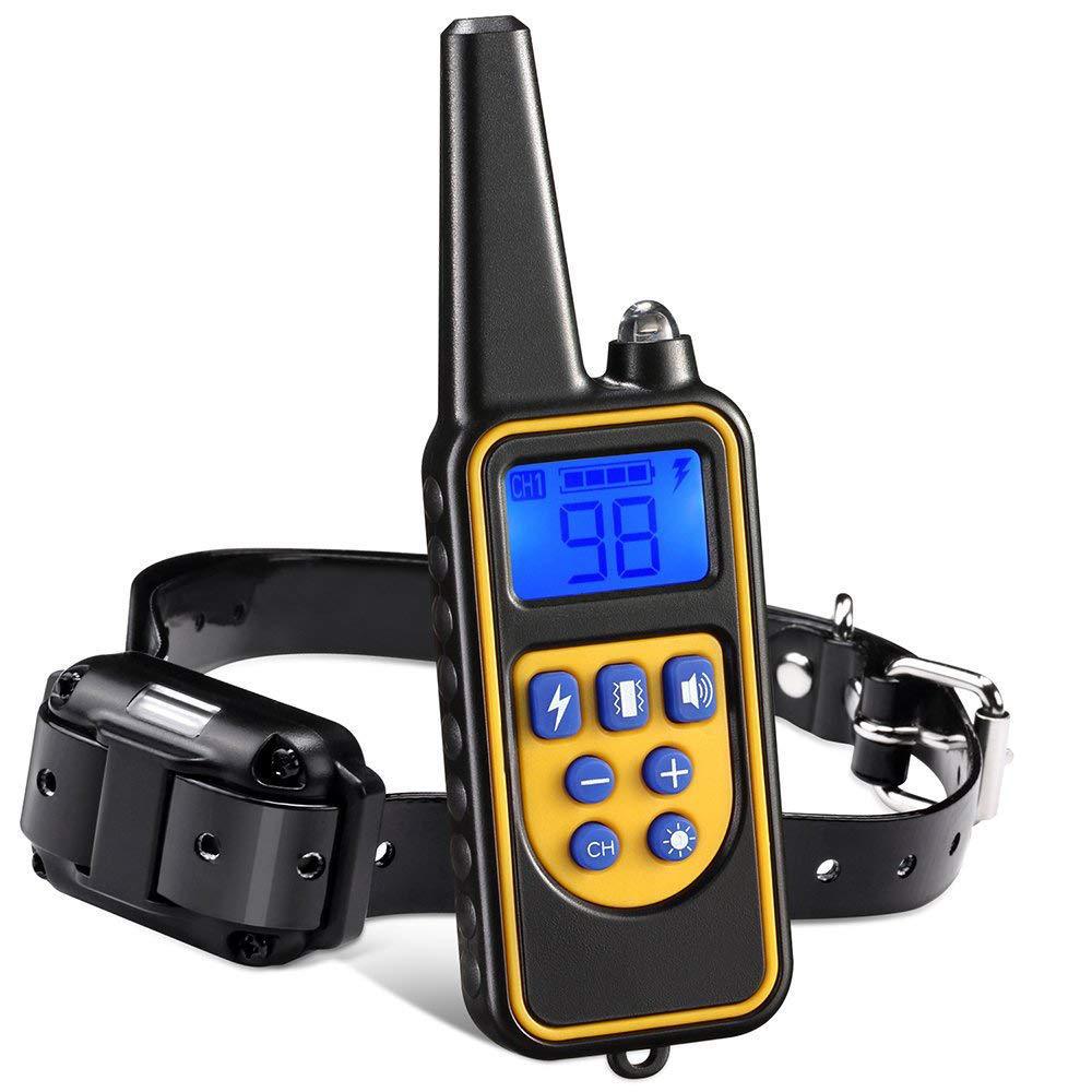Rechargeable Dog Training Collar Remote Control Anti Barking Device