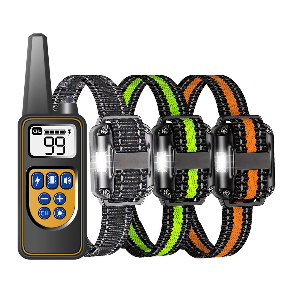 Rechargeable Dog Training Collar Remote Control Anti Barking Device