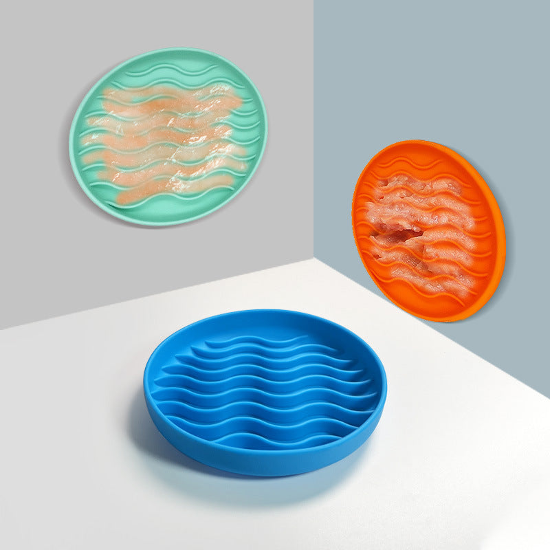 Silicone Slow Feeder Licking Mat for Pets