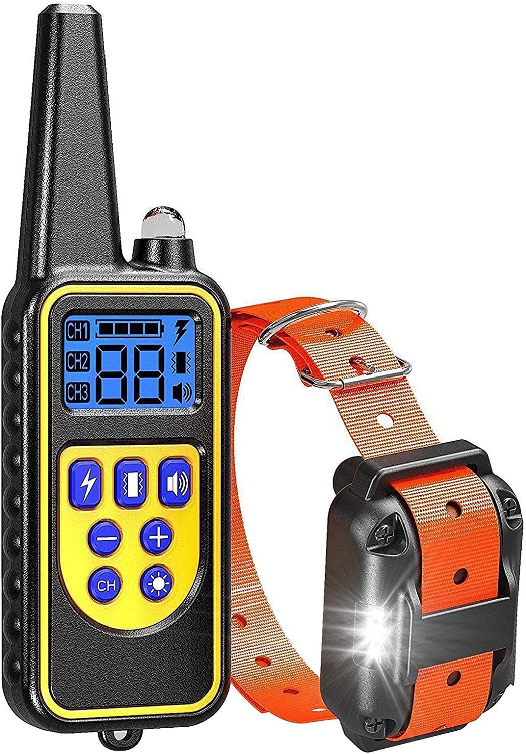 Rechargeable Dog Training Collar Remote Control Anti Barking Device