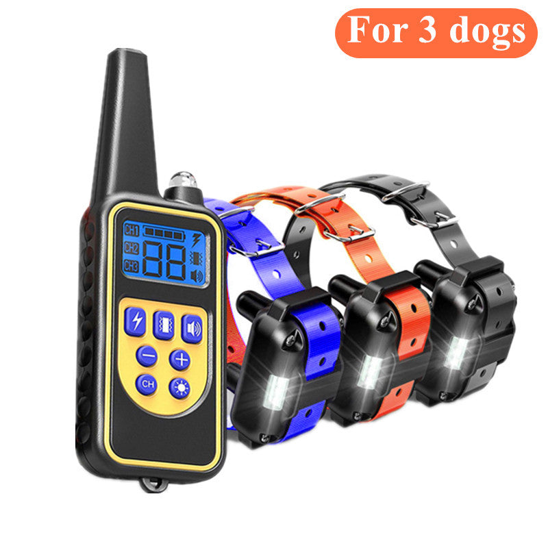 Rechargeable Dog Training Collar Remote Control Anti Barking Device