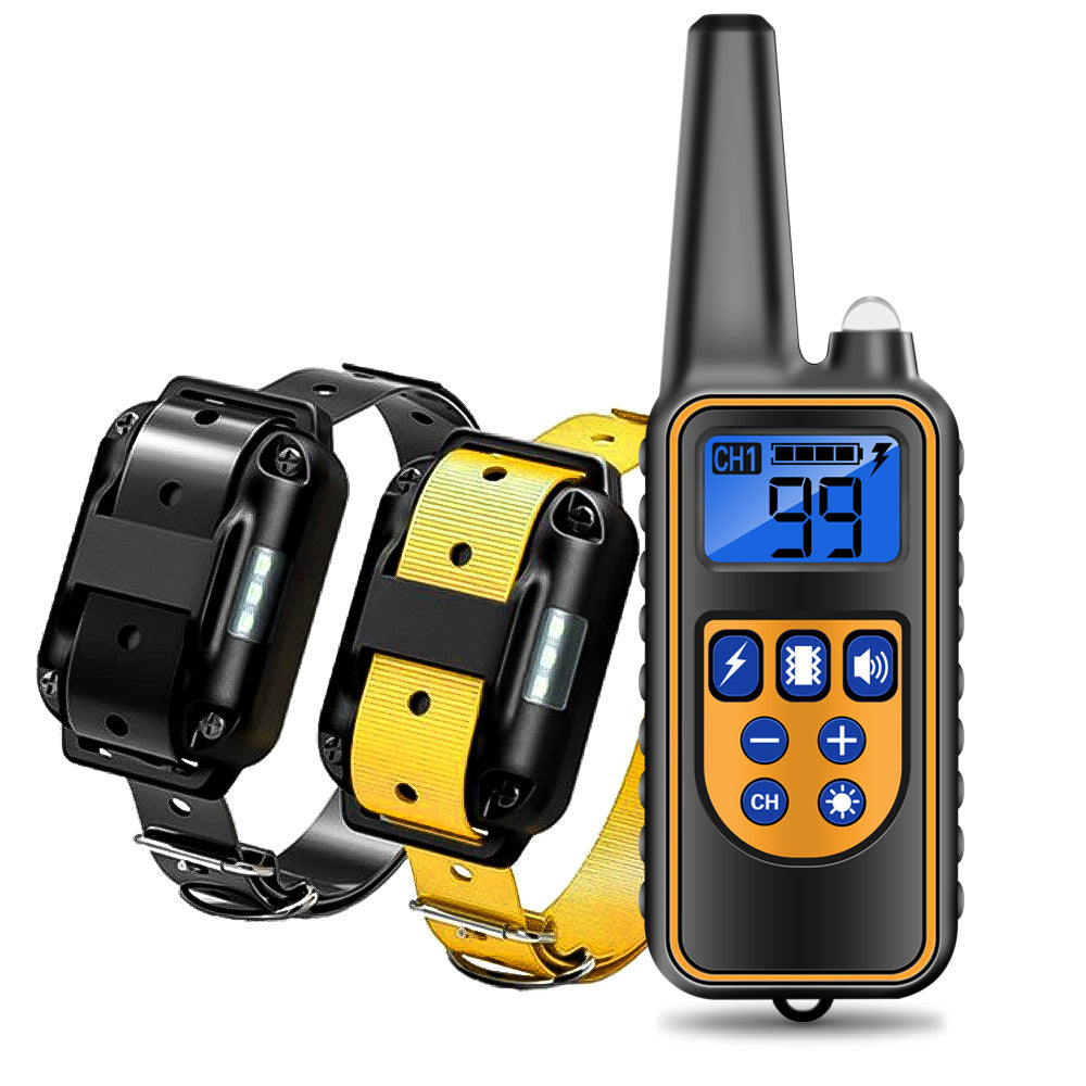 Rechargeable Dog Training Collar Remote Control Anti Barking Device