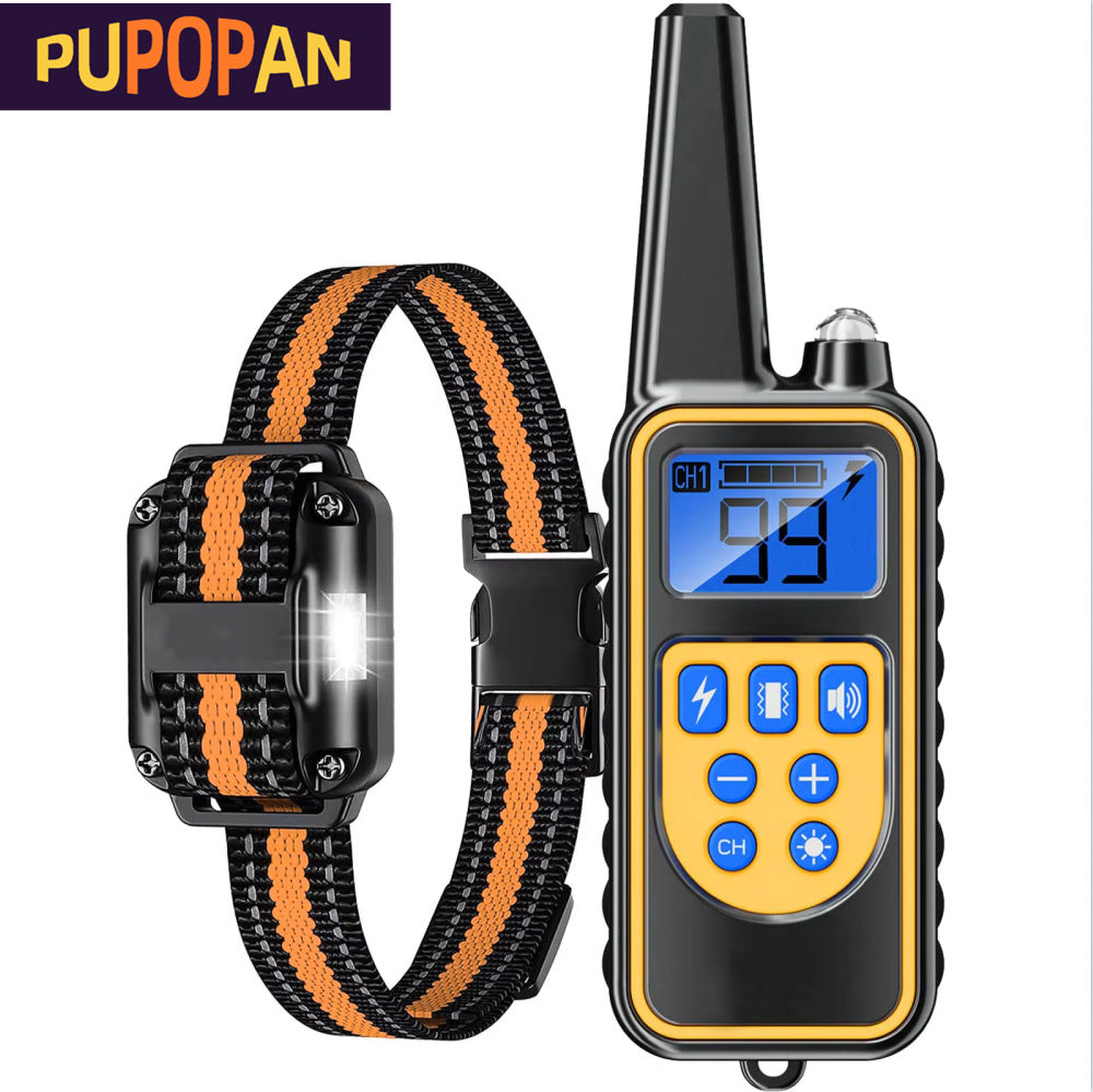 Rechargeable Dog Training Collar Remote Control Anti Barking Device